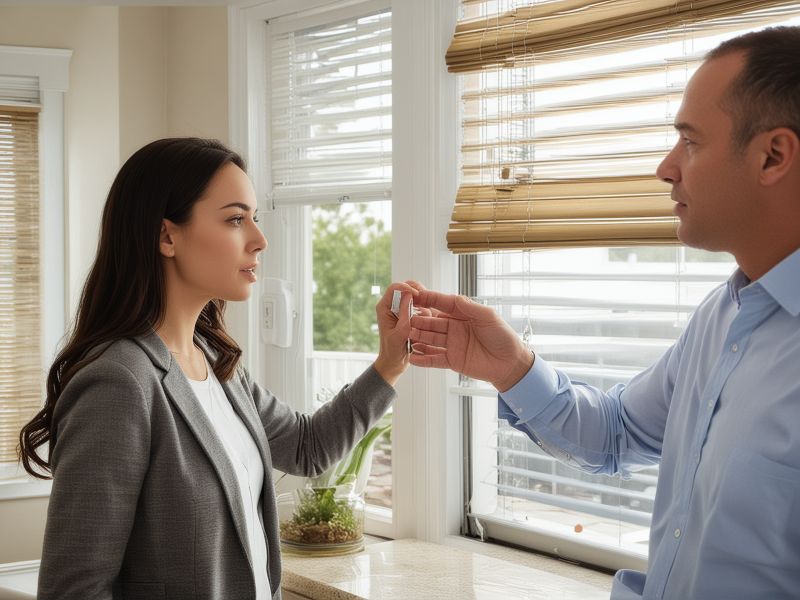 Professional consultation for custom blinds installation